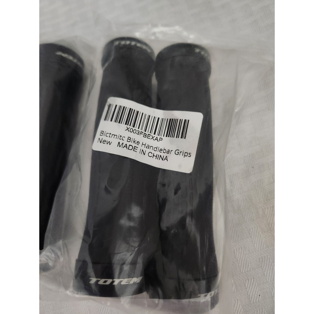 Bictmitc Totem Bike Handlebar Grips Ergonomic Non-Slip Rubber Lock-On 2 Pairs